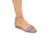 Sandali bassi lilla con fascia effetto intrecciato Swish Jeans, Donna, SKU w041000318, Immagine 0